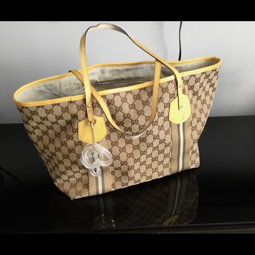 GUCCI GG canvas tote bag